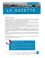 Gazette 12 – Juin 22